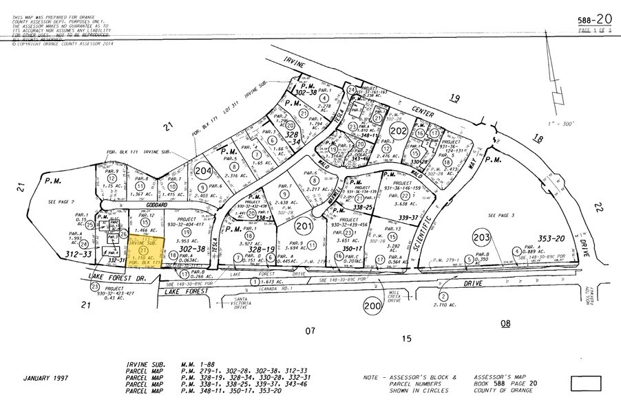 320 Goddard Way, Irvine, CA for sale - Plat Map - Image 2 of 12