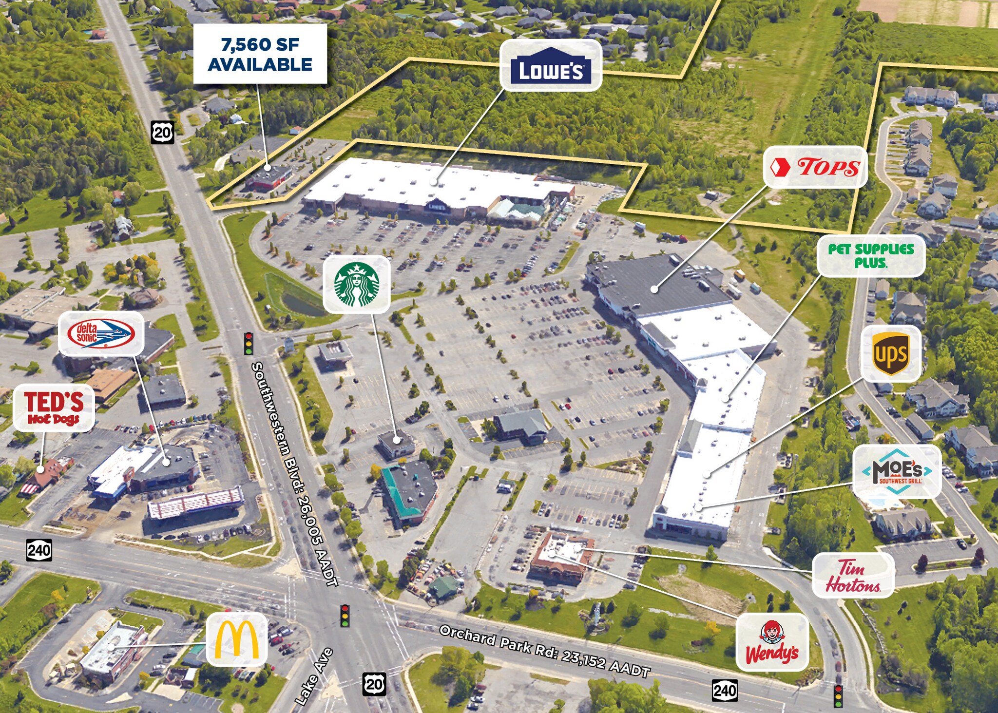 3165 Southwestern Blvd, Orchard Park, NY for lease Aerial- Image 1 of 2