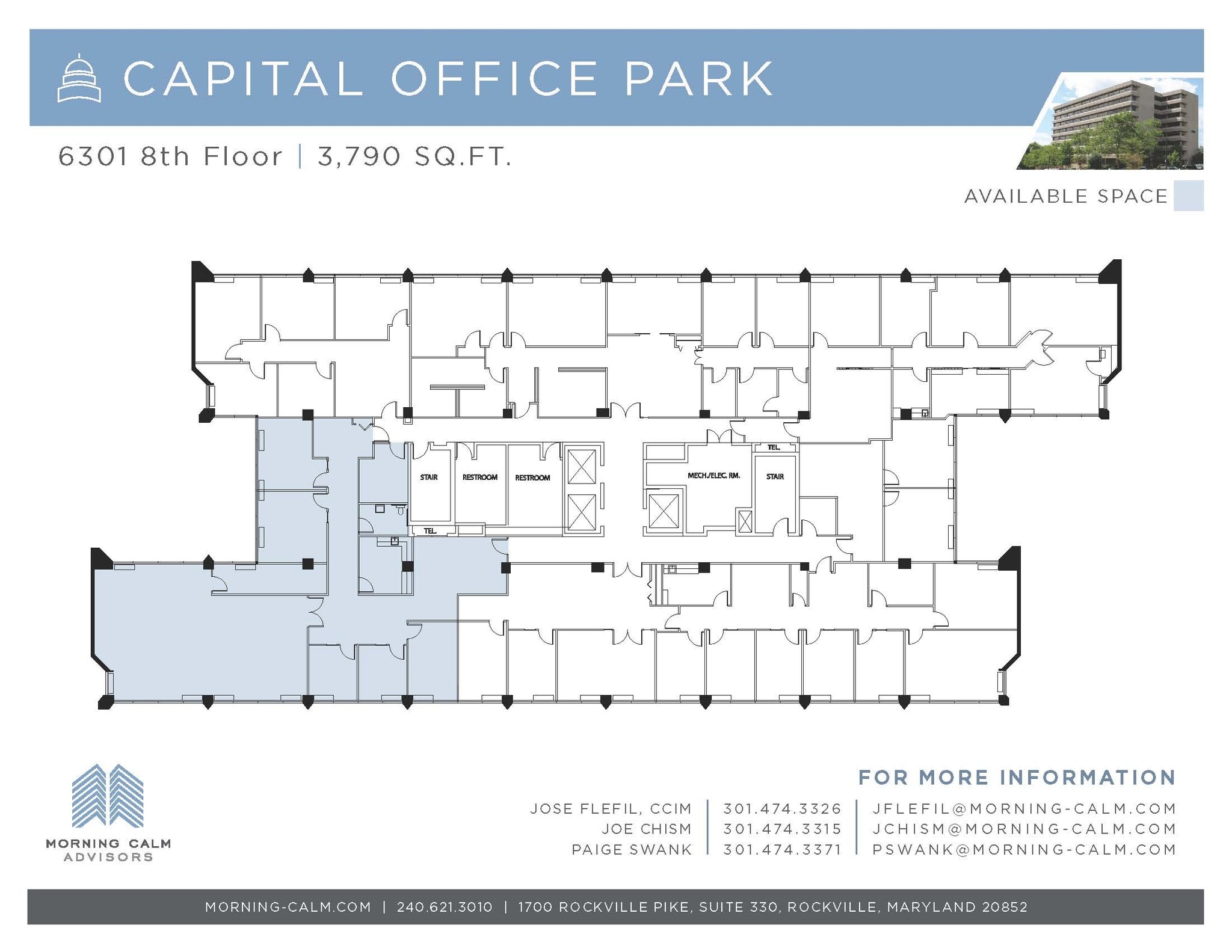 6301 Ivy Ln, Greenbelt, MD for lease Floor Plan- Image 1 of 1