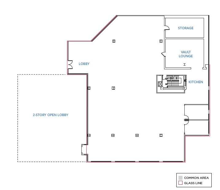 333 W Santa Clara St, San Jose, CA à louer Plan d’étage- Image 1 de 1