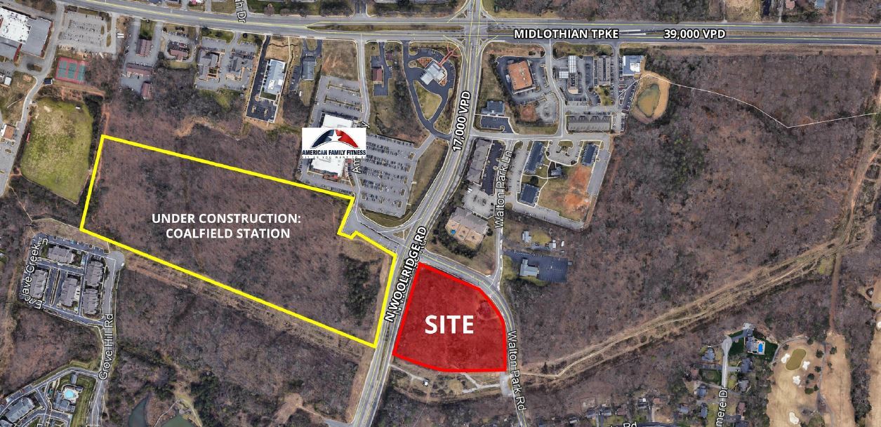 N Woolridge Rd and Walton Park Dr, Midlothian, VA for sale Primary Photo- Image 1 of 2