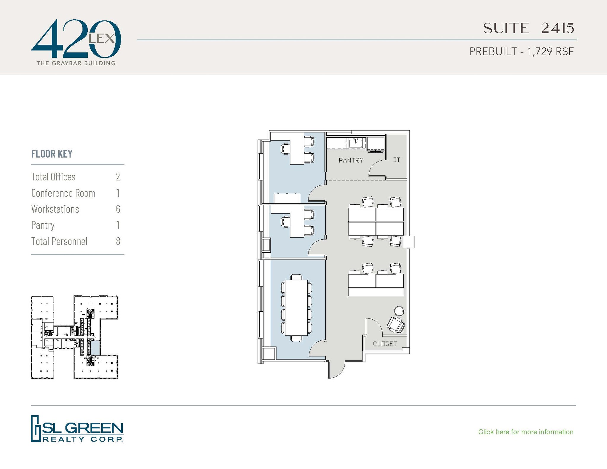 420 Lexington Ave, New York, NY à louer Plan d’étage- Image 1 de 1