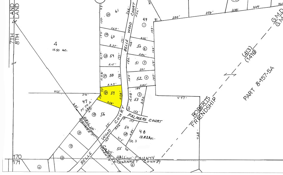 5180 Belle Wood Ct, Buford, GA for lease - Plat Map - Image 3 of 5