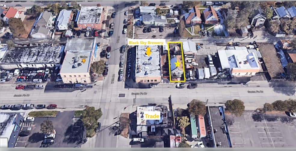 466 Santa Fe Dr, Denver, CO for lease - Aerial - Image 1 of 18