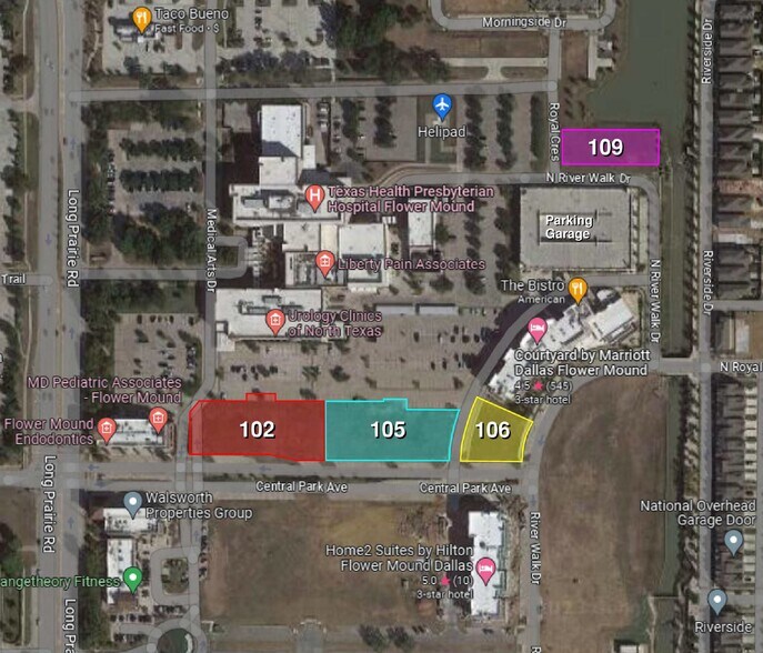 2460-2554 Central Park Avenue & 4460 N River Walk, Flower Mound, TX à vendre - Photo du bâtiment - Image 2 de 2