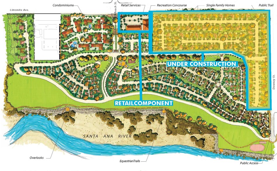 SEC Limonite Ave & Beach St, Jurupa Valley, CA à vendre - Plan de site - Image 1 de 1