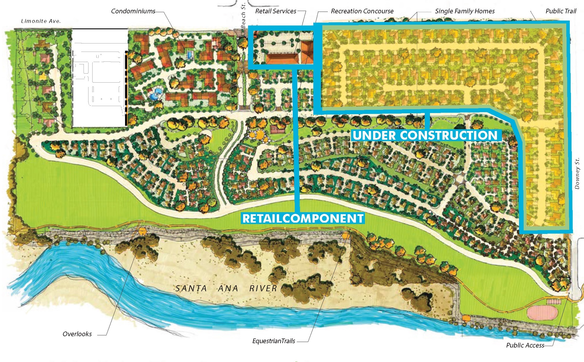 SEC Limonite Ave & Beach St, Jurupa Valley, CA à vendre Plan de site- Image 1 de 1