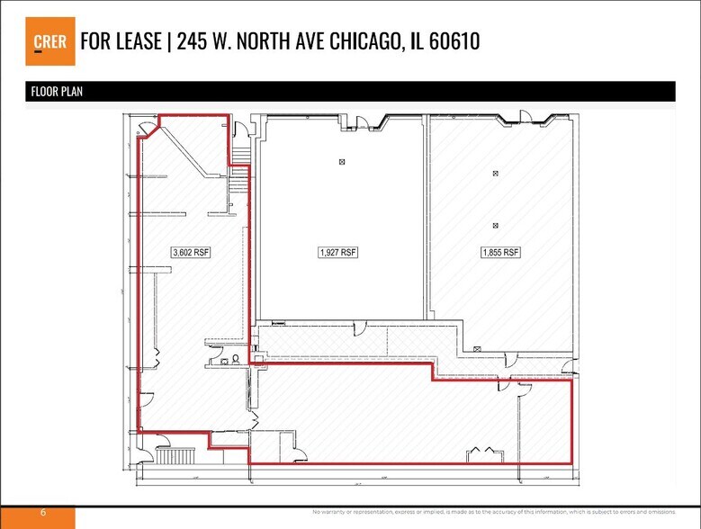 245 W North Ave, Chicago, IL à louer - Plan d’étage - Image 3 de 3