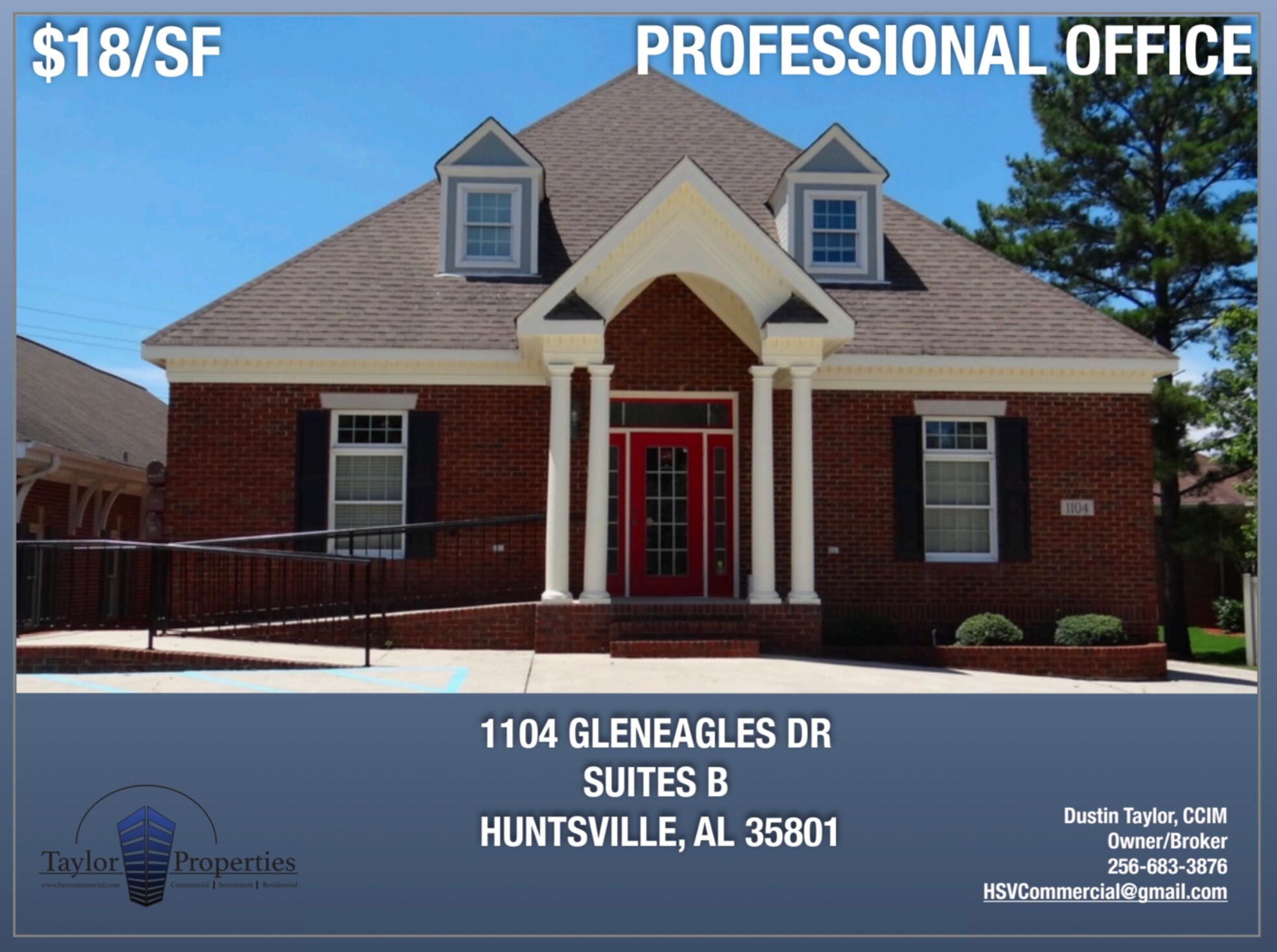 1104 Gleneagles Dr, Huntsville, AL for lease Building Photo- Image 1 of 5