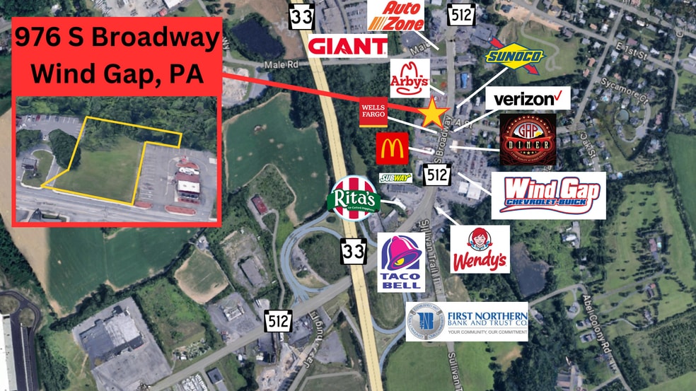 976 S. Broadway, Wind Gap, PA for sale - Building Photo - Image 2 of 3