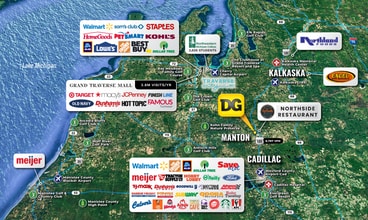 5885 US-131 BUS, Manton, MI - AERIAL  map view
