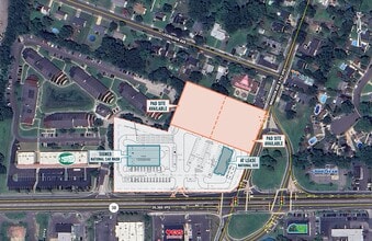 1573 NJ-38, Lumberton Township, NJ - AERIAL  map view