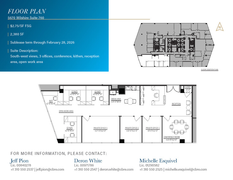 5670 Wilshire Blvd, Los Angeles, CA à louer - Plan d’étage - Image 2 de 59