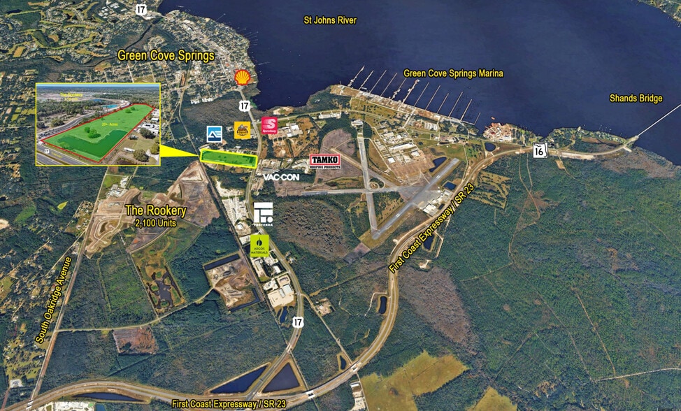 0 US Highway 17, Green Cove Springs, FL for sale - Aerial - Image 2 of 10