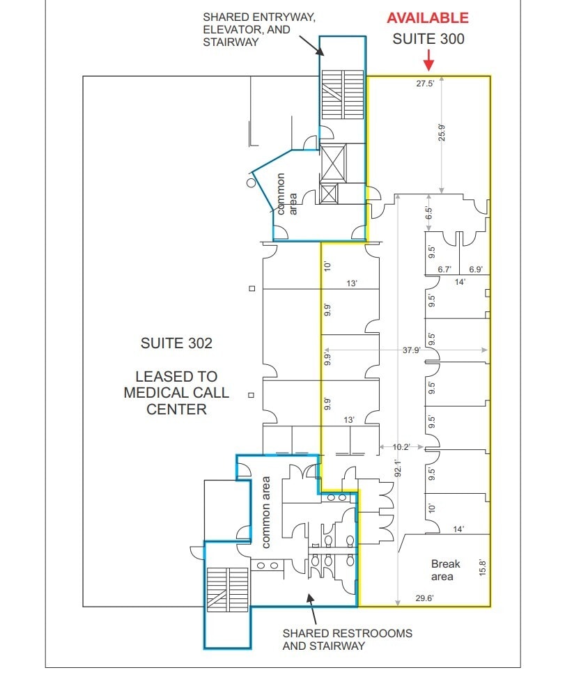 400 Memorial Drive Ext, Greer, SC for lease Floor Plan- Image 1 of 9