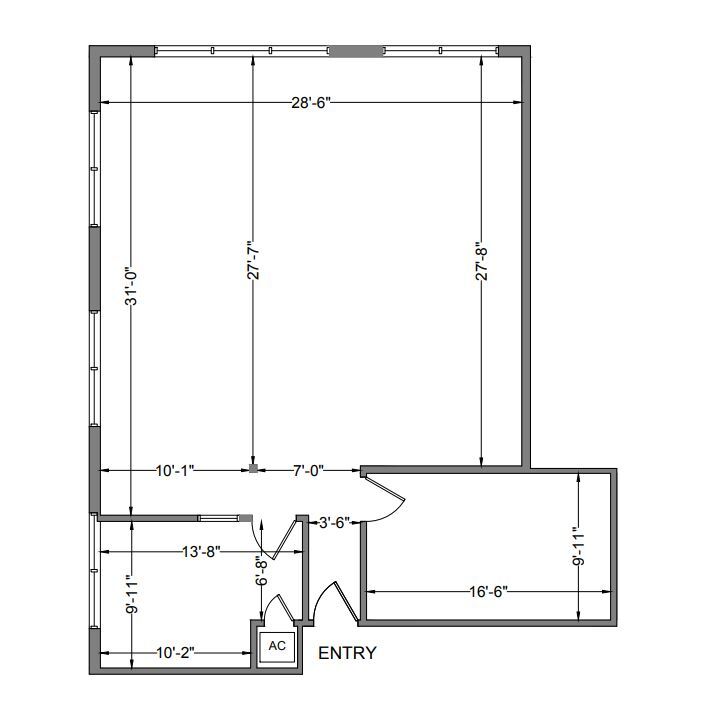 7819 N Dale Mabry Hwy, Tampa, FL à louer Plan d  tage- Image 1 de 1