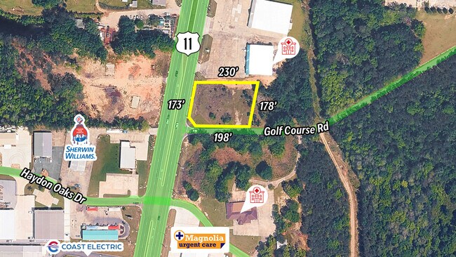 Plus de détails pour Highway 11 and Golf Course Dr., Picayune, MS - Terrain à vendre