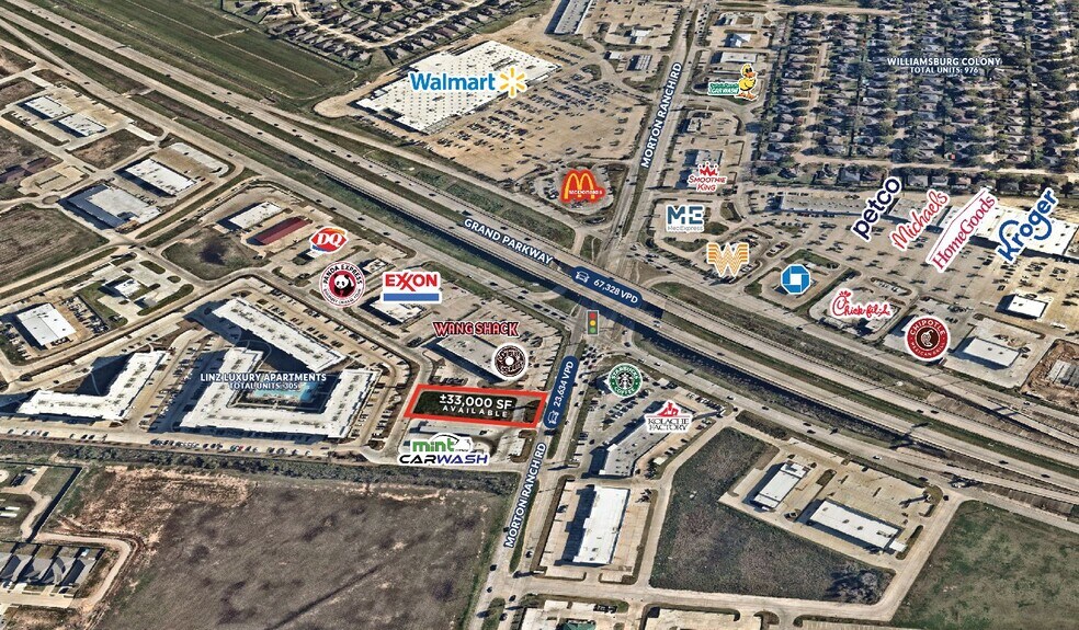 Morton Ranch Rd & W Grand Pky, Katy, TX for sale - Aerial - Image 1 of 2