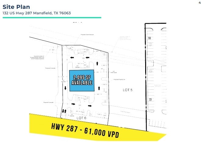 132 US Hwy 287, Mansfield, TX for lease - Site Plan - Image 3 of 3