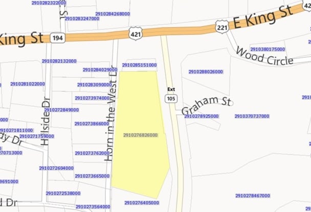 148-178 NC 105 Hwy Ext, Boone, NC à louer - Plan cadastral - Image 3 de 3