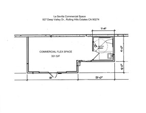 927 Deep Valley Dr, Rolling Hills Estates, CA for lease Site Plan- Image 1 of 4