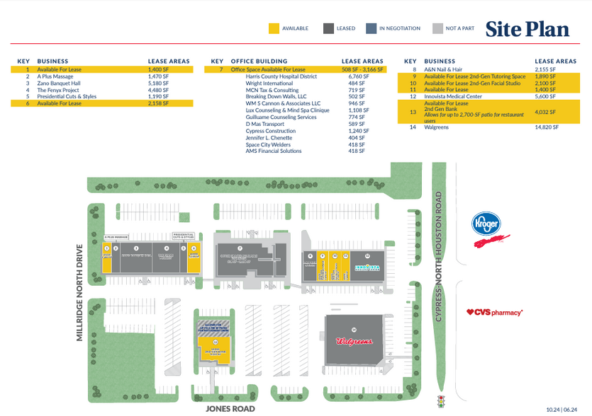 12340 Jones Rd, Houston, TX for lease - Site Plan - Image 3 of 4