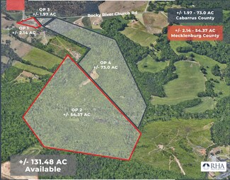 Plus de détails pour 12631-41 Lower Rocky River Church rd, Harrisburg, NC - Terrain à vendre