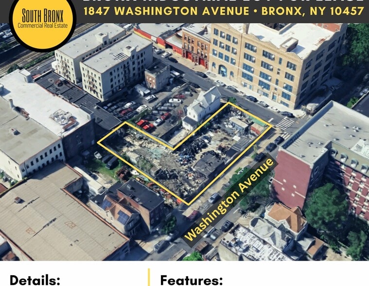 1847 Washington Ave, Bronx, NY for lease - Aerial - Image 2 of 2