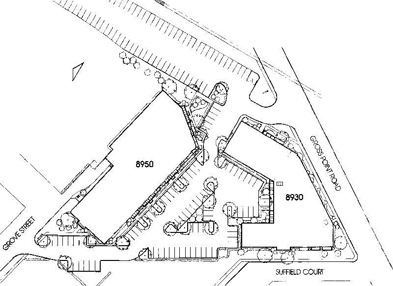 8930-8950 Gross Point Rd, Skokie, IL for lease - Site Plan - Image 3 of 3