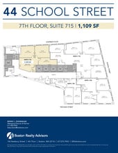 44 School St, Boston, MA à louer Plan d’étage- Image 1 de 1