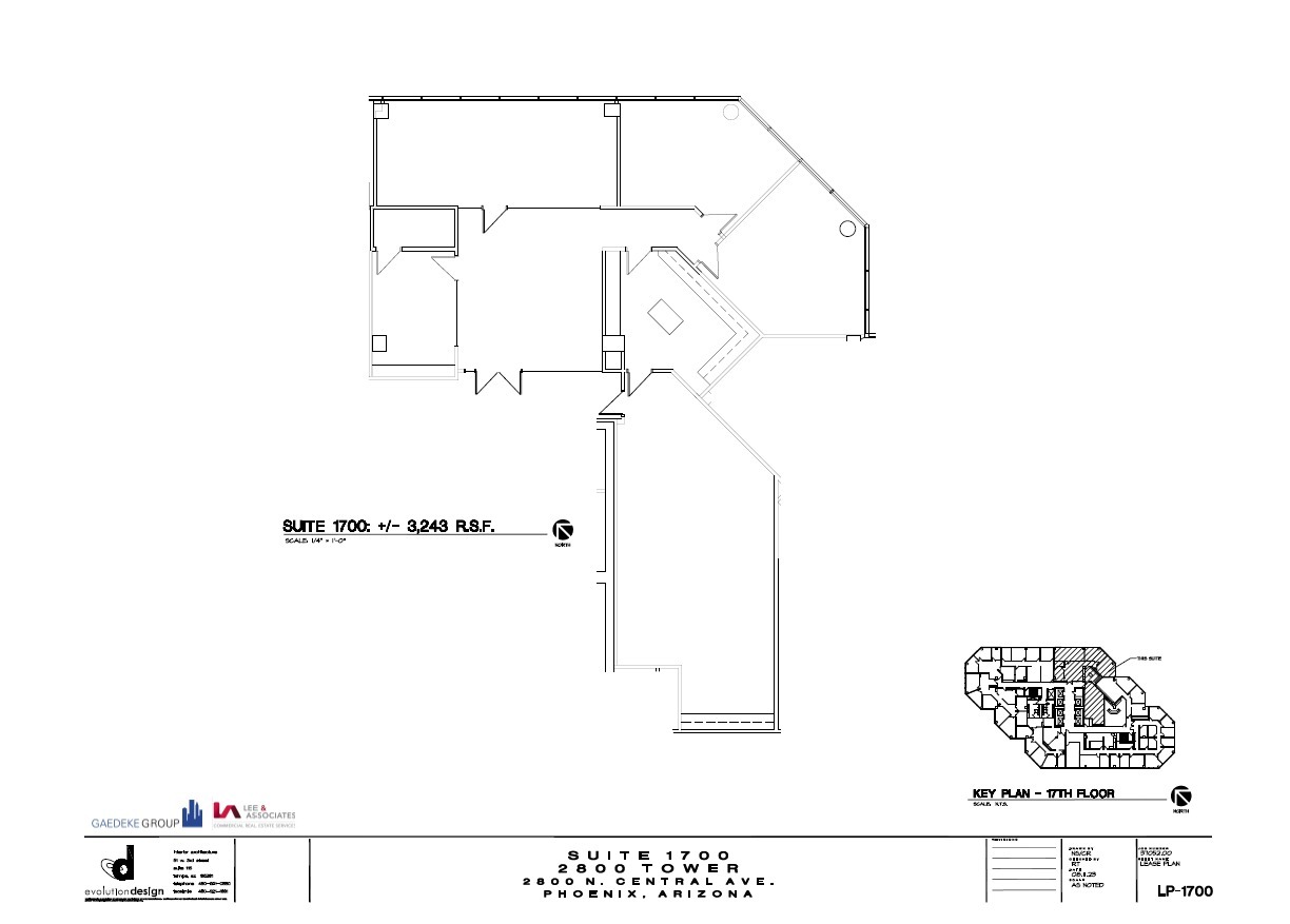 2800 N Central Ave, Phoenix, AZ for lease Floor Plan- Image 1 of 1