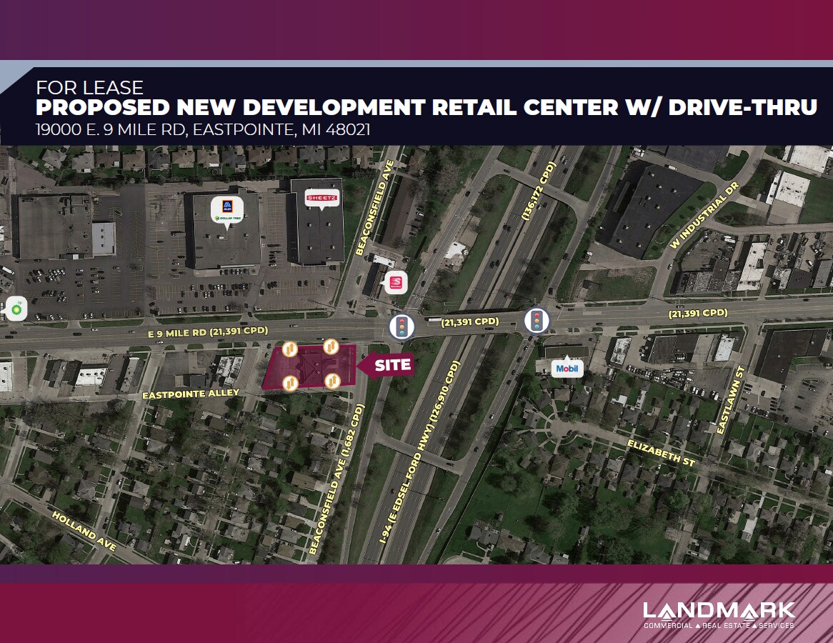 19000 E 9 Mile Rd, Eastpointe, MI for lease Primary Photo- Image 1 of 2