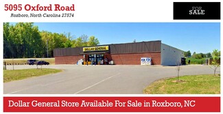 Plus de détails pour 5095 Oxford Rd, Roxboro, NC - Vente au détail à vendre