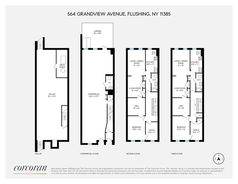 566 Grandview Ave, Ridgewood, NY à vendre - Plan d  tage - Image 2 de 11