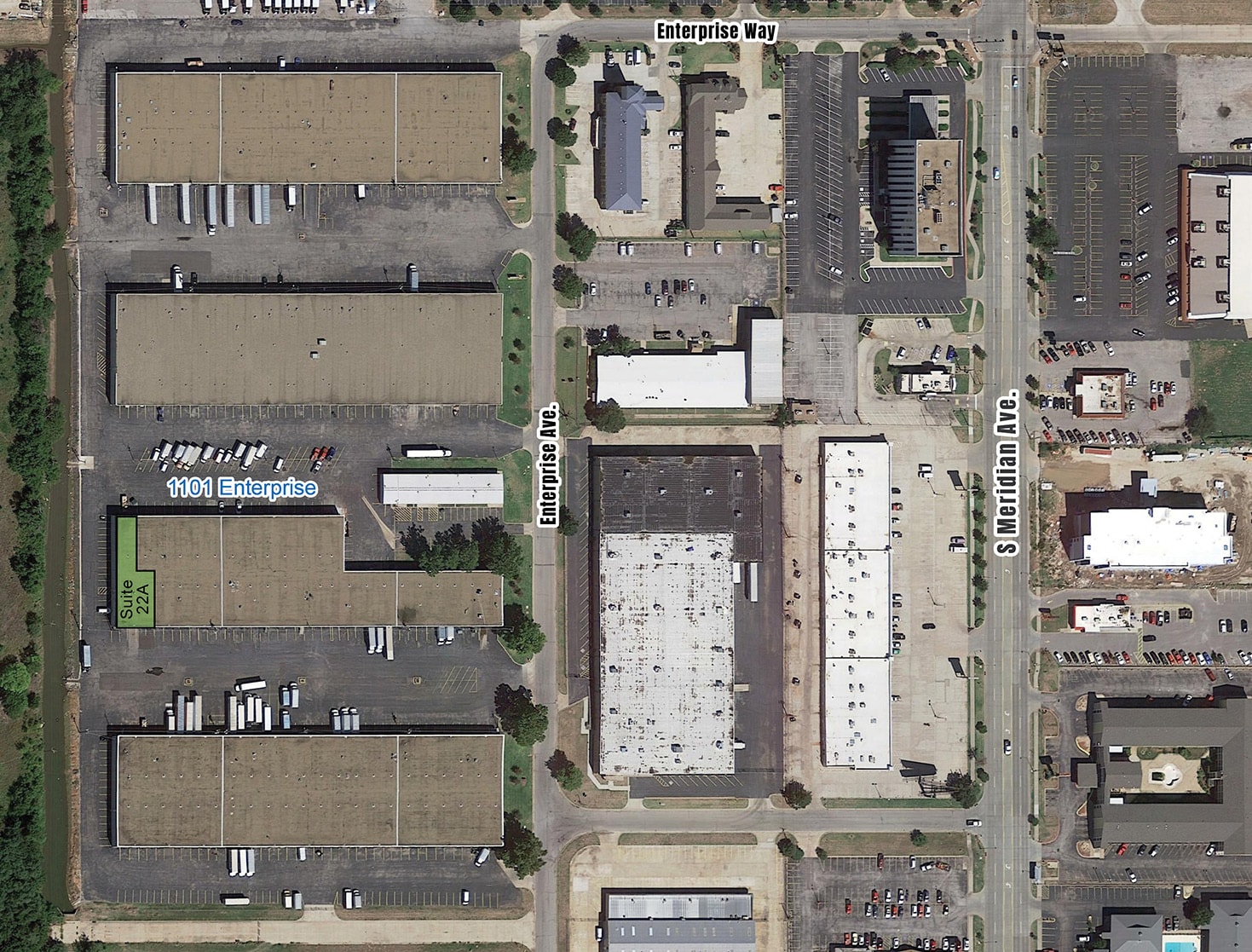 1001 Enterprise Ave, Oklahoma City, OK for lease Aerial- Image 1 of 1