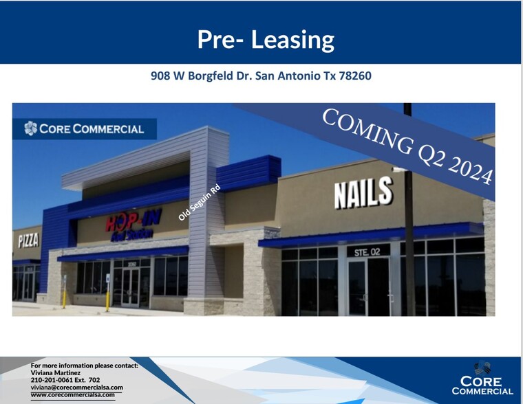 908 W Borgfeld Dr, San Antonio, TX for lease - Building Photo - Image 1 of 6