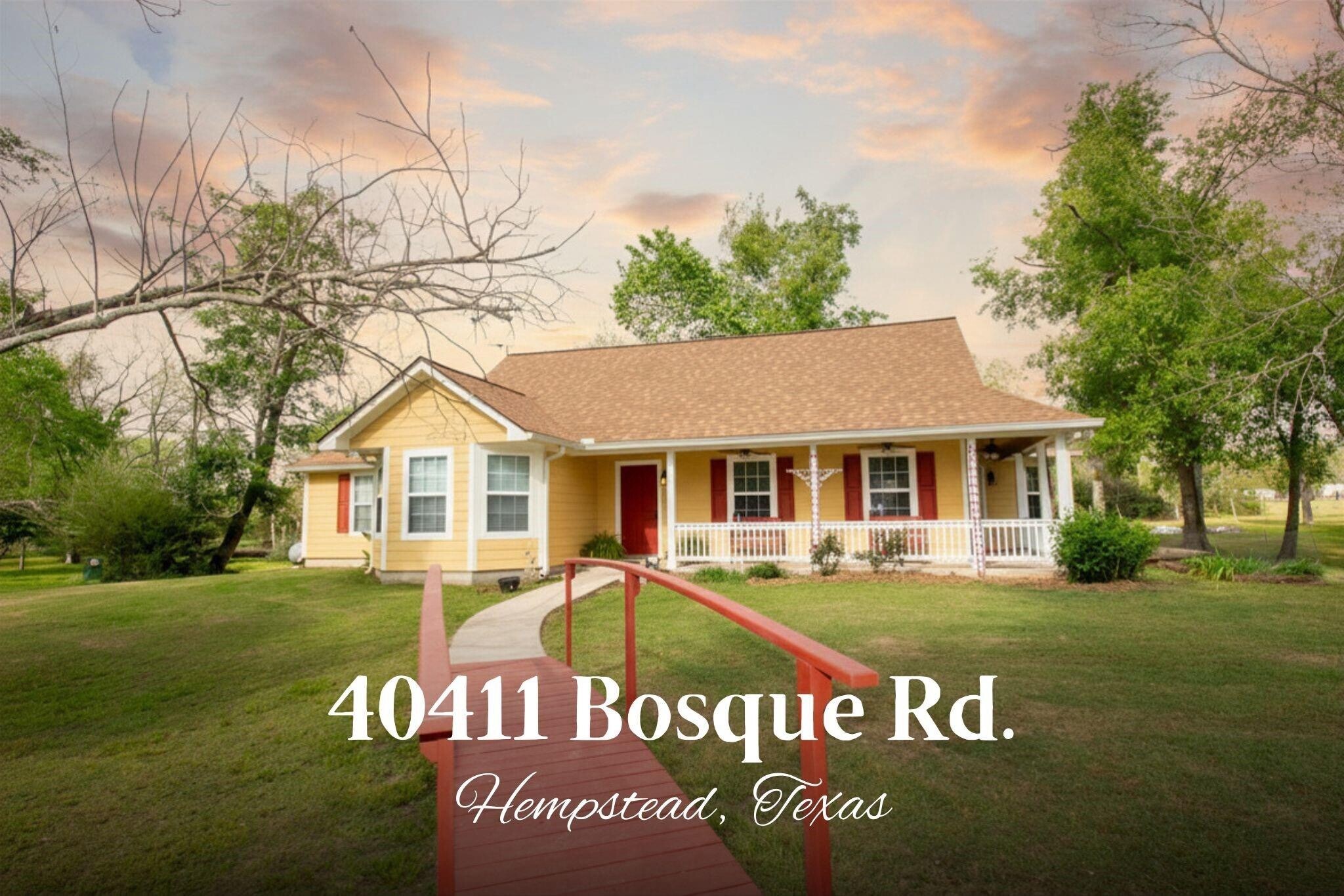 40411 Bosque Rd, Hempstead, TX à vendre Photo principale- Image 1 de 26