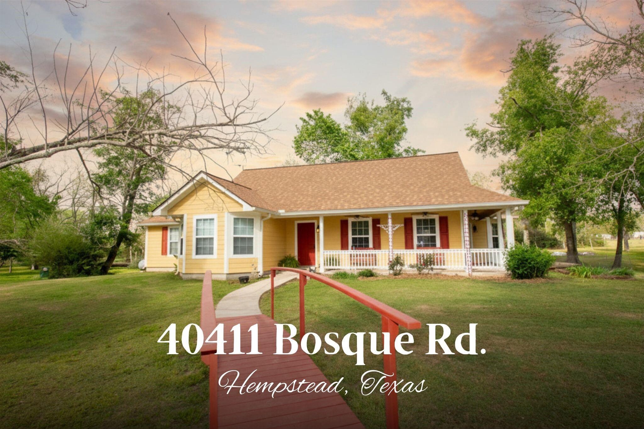 40411 Bosque Rd, Hempstead, TX for sale Primary Photo- Image 1 of 26