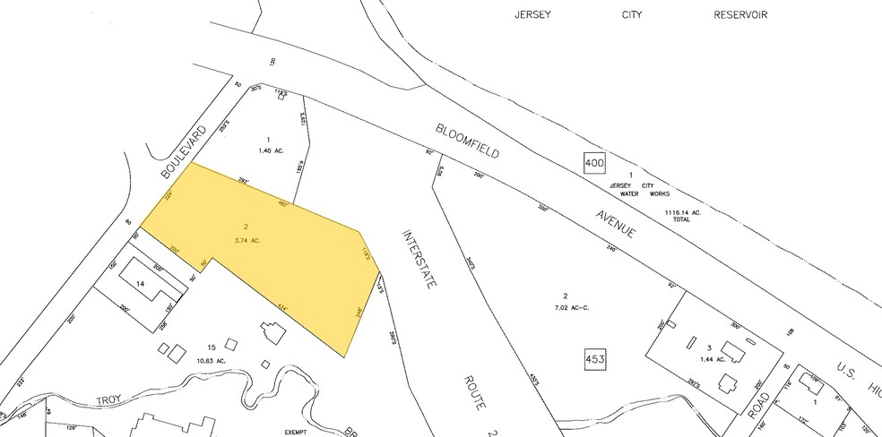 1055 Parsippany Blvd, Parsippany, NJ à louer - Plan cadastral - Image 2 de 21