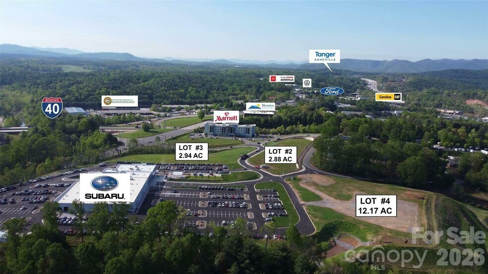 S Brevard Rd, Asheville, NC for sale - Aerial - Image 3 of 6