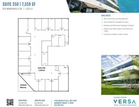 950 Warrenville Rd, Lisle, IL for lease Floor Plan- Image 1 of 2