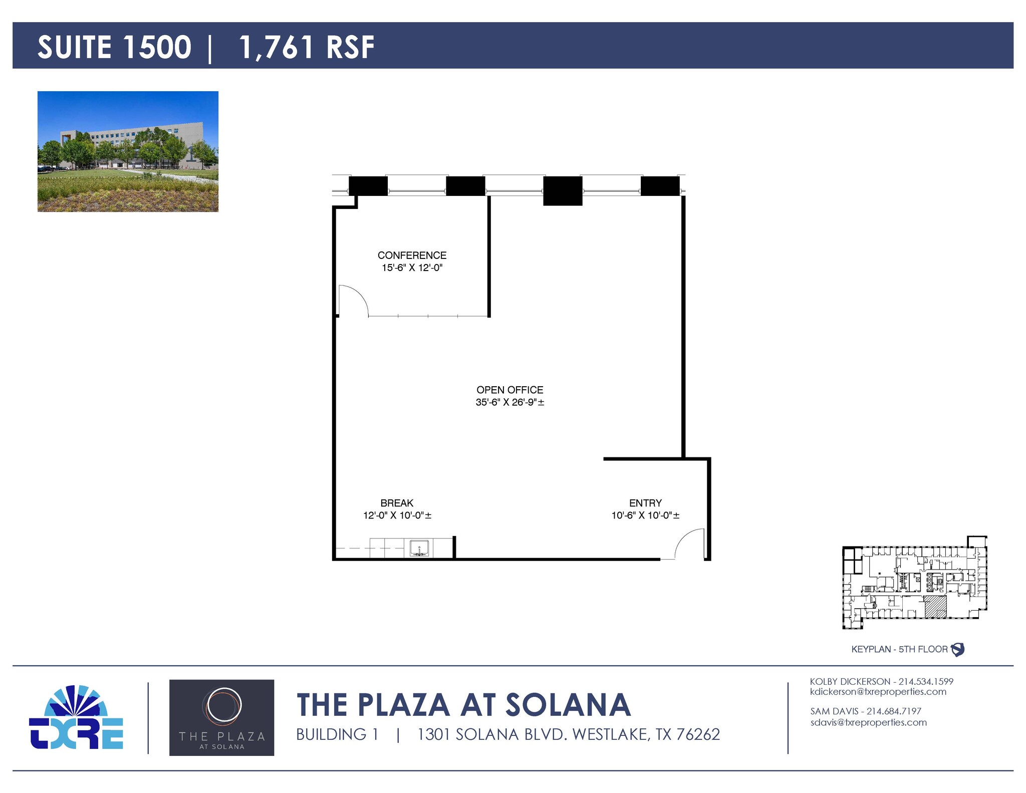 1301 Solana Blvd, Westlake, TX for lease Floor Plan- Image 1 of 1