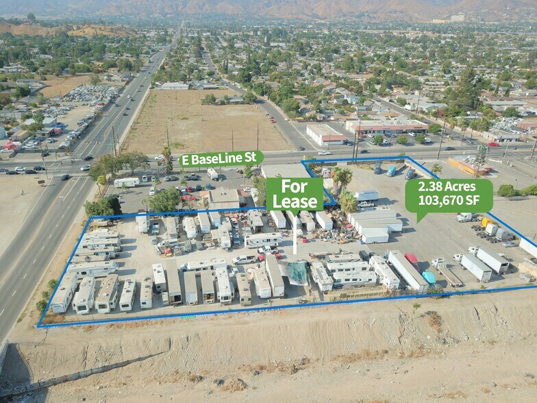 1605 E Base Line St, San Bernardino, CA à louer - Aérien - Image 3 de 4