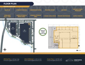 801 SW 16th St, Renton, WA à louer Plan d’étage- Image 1 de 2