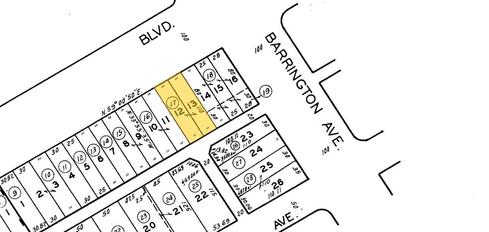 11714-11720 W Pico Blvd, Los Angeles, CA à vendre - Plan cadastral - Image 3 de 46
