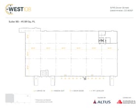 10795 Dover St, Westminster, CO for lease Floor Plan- Image 1 of 3