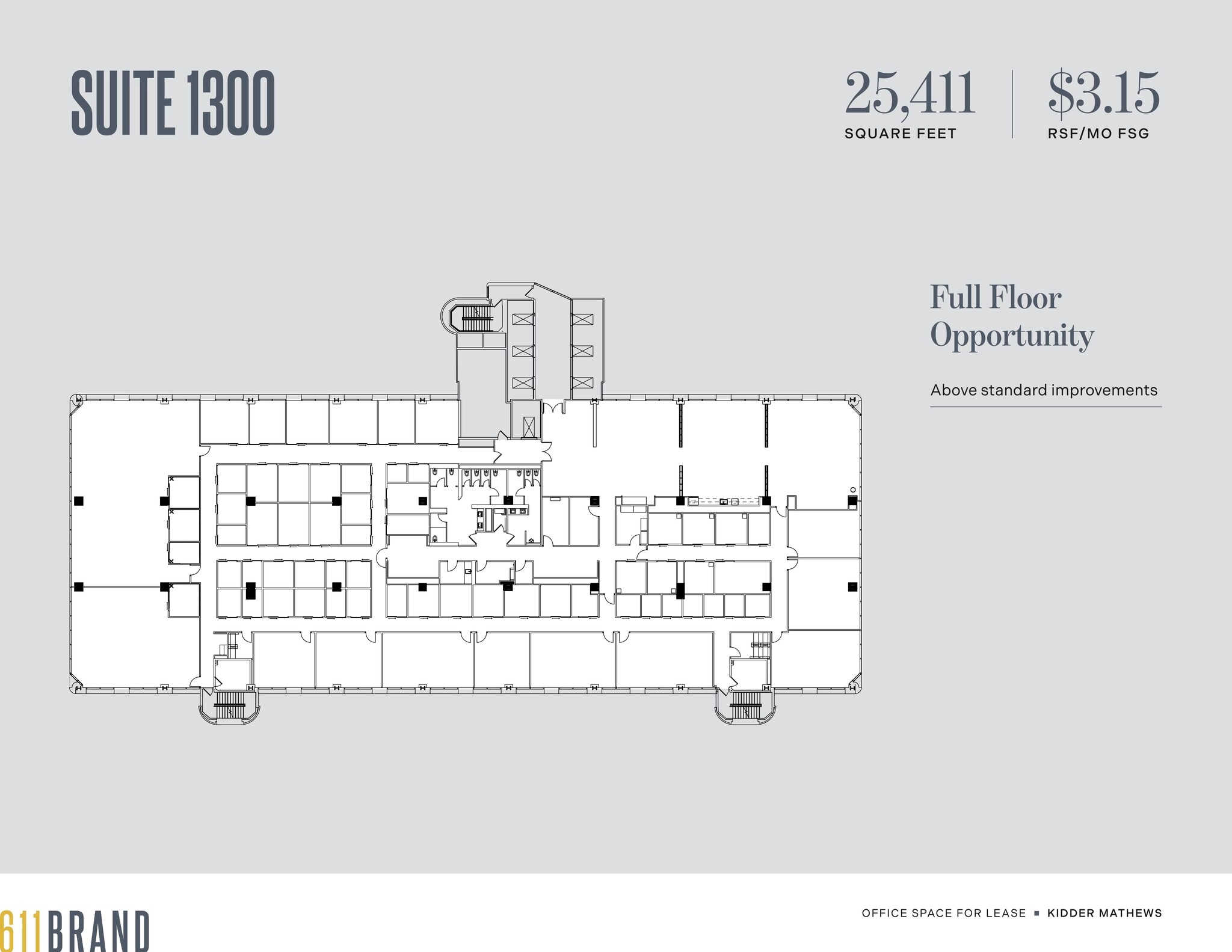 611 N Brand Blvd, Glendale, CA for lease Floor Plan- Image 1 of 1