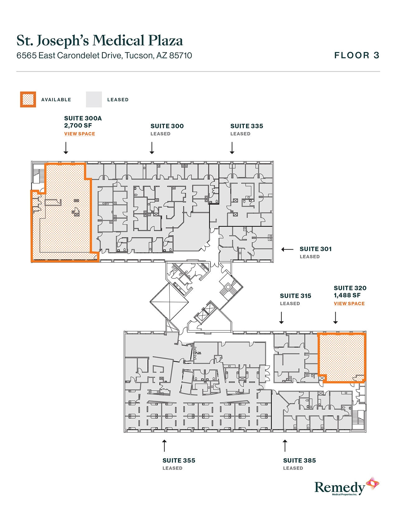 6565 E Carondelet Dr, Tucson, AZ à louer Plan d’étage- Image 1 de 2