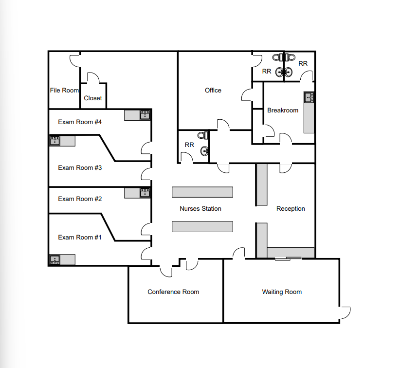 910 N Davis Dr, Arlington, TX à louer Plan d’étage- Image 1 de 1