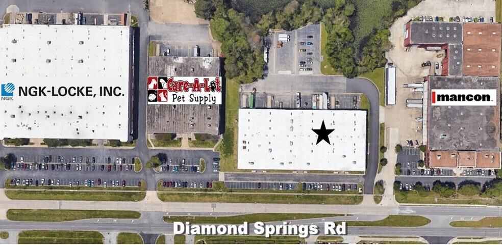 1619 Diamond Springs Rd, Virginia Beach, VA à louer - Aérien - Image 2 de 10
